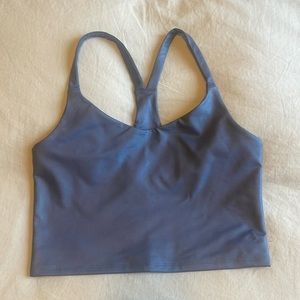 Blue & silverish Abercrombie & Fitch workout Top